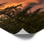 Vermiljoen Lakes Sunset Poster (Hoek)
