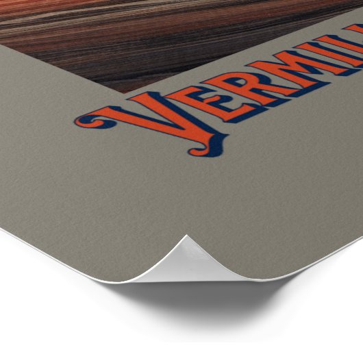 Vermillion Cliffs Nationaal Monument Poster (Hoek)