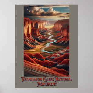 Vermillion Cliffs Nationaal Monument Poster