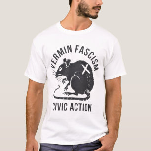 Vermin Fascisme Civic Action T-shirt