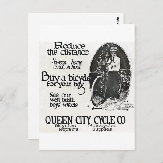 Verminder de afstanden 'tween Thuis en School' Briefkaart (Voorkant / Achterkant)