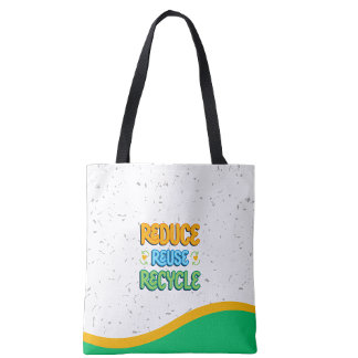 Verminder Hergebruik Recycle Eco Boodschappentas Tote Bag