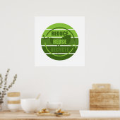 Verminder hergebruik recycle poster (Keuken)