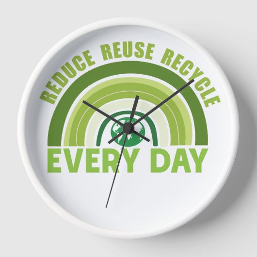 Verminder hergebruik recyclen (Voorkant)