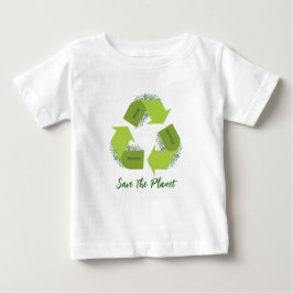 Verminder, hergebruik, Recyclen Baby T-Shirt