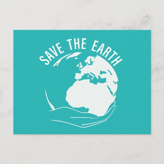 Verminder hergebruik recyclen de aarde te redden feestdagenkaart (Voorkant)