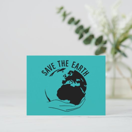 Verminder hergebruik recyclen de aarde te redden feestdagenkaart (Staand voorkant)