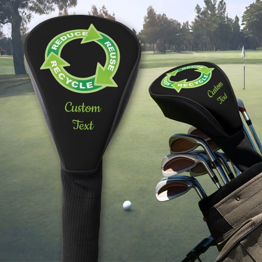 Verminder hergebruik Recyclen Golfheadcover