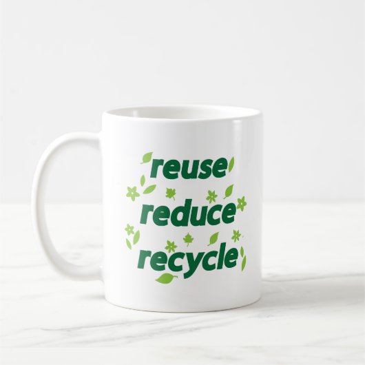 Verminder hergebruik recyclen koffiemok (Links)