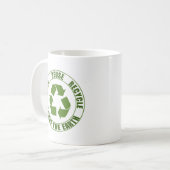 Verminder hergebruik recyclen koffiemok (Voorkant links)