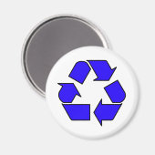 Verminder hergebruik Recyclen Logo-symboolpijl 3R Magneet (Voorkant / Achterkant)