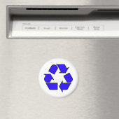 Verminder hergebruik Recyclen Logo-symboolpijl 3R Magneet (Insitu (Vaatwasser))