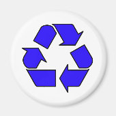 Verminder hergebruik Recyclen Logo-symboolpijl 3R Magneet (Voorkant)