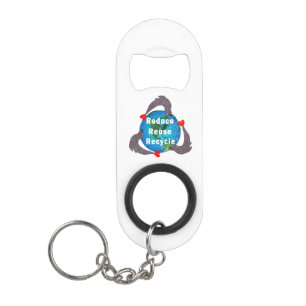 Verminder hergebruik Recyclen Mini Flessenopener