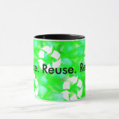 Verminder. Hergebruik. Recyclen. Mok (Midden)