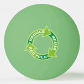 Verminder hergebruik Recyclen pingpongbal (Voorkant)