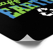 Verminder hergebruik Recyclen Poster (Hoek)