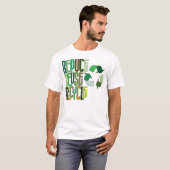 Verminder hergebruik Recyclen T-shirt (Voorkant volledig)