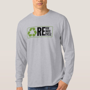 Verminder hergebruik Recyclen T-shirt