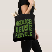 Verminder hergebruik recyclen tote bag (Dichtbij)