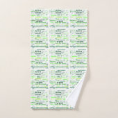 Verminder, hergebruik, Recyclen Word Cloud Bad Handdoek (Handdoek)