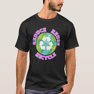 Verminder hergebruik van Recyclen milieuzorgomgevi T-shirt
