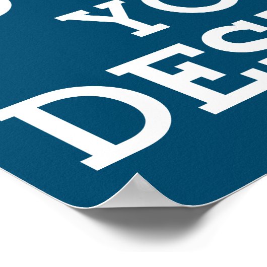 Verminder je droom niet poster (Hoek)