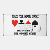 Verminder mentale fouten profiteren tegenstanders bureaumat (Keyboard & Muis)