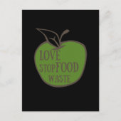 Verminder milieuvriendelijk voedselverspilling rec briefkaart (Voorkant)