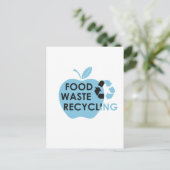 Verminder milieuvriendelijk voedselverspilling rec briefkaart (Staand voorkant)