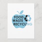 Verminder milieuvriendelijk voedselverspilling rec briefkaart (Voorkant)