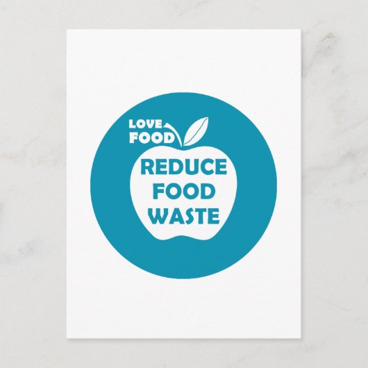 Verminder milieuvriendelijk voedselverspilling rec feestdagenkaart (Voorkant)
