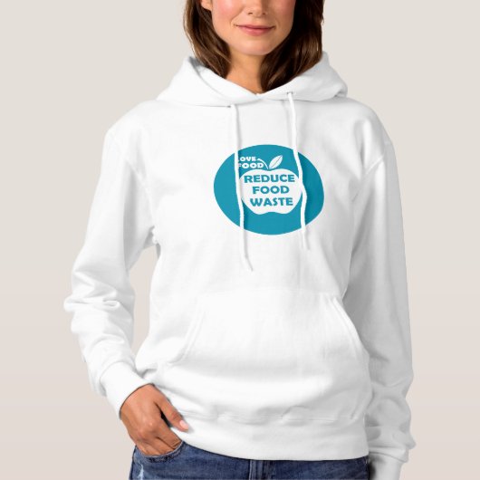 Verminder milieuvriendelijk voedselverspilling rec hoodie (Voorkant)