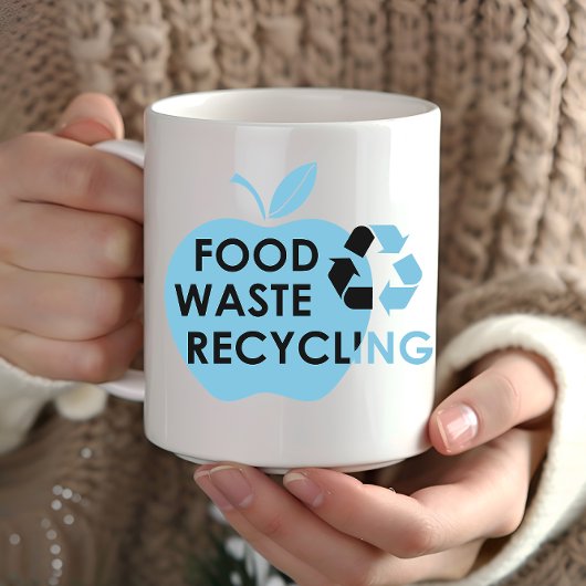 Verminder milieuvriendelijk voedselverspilling rec koffiemok