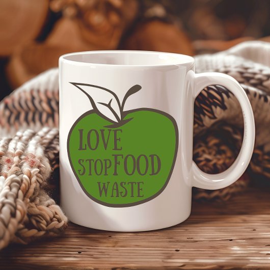 Verminder milieuvriendelijk voedselverspilling rec koffiemok
