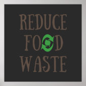 Verminder milieuvriendelijk voedselverspilling rec poster (Voorkant)