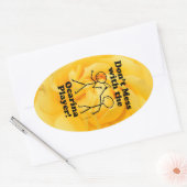 Verminder niet met de ovaal Sticker van de Ocarina (Envelop)