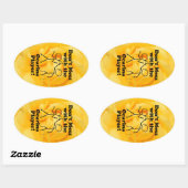 Verminder niet met de ovaal Sticker van de Ocarina (Vel)