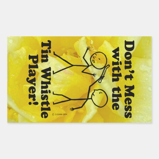 Verminder niet met de Rechthoekige de Speler van d Rechthoekige Sticker (Voorkant)