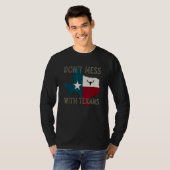 Verminder niet met de textiel Longhorn Lone Star S T-shirt (Voorkant volledig)