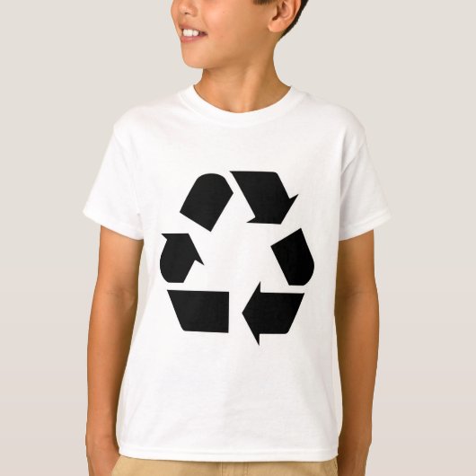 Verminder opnieuw gebruik Recyclen Symbool Pijl 3R T-shirt (Voorkant)