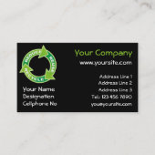 Verminder opnieuw gebruiken Recyclen Visitekaartje (Voorkant)