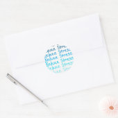 Verminder stress ronde sticker (Envelop)