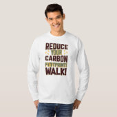 Verminder uw CO2-voetafdruk rondom de laptop T-shirt (Voorkant volledig)