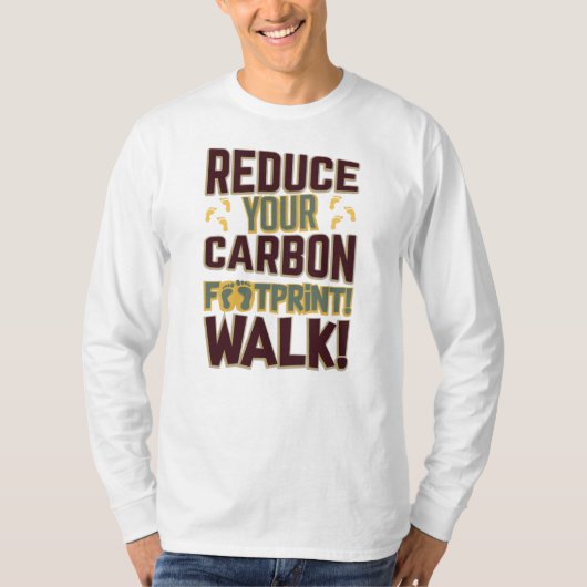 Verminder uw CO2-voetafdruk rondom de laptop T-shirt (Voorkant)