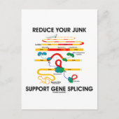 Verminder uw het Gene Splicing van de Steuning van Briefkaart (Voorkant)