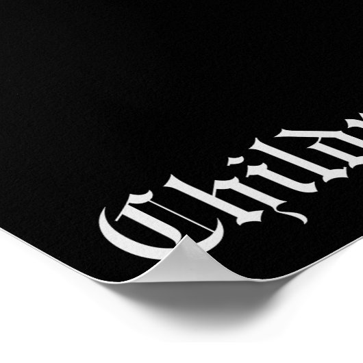 Verminder uw snelheid poster (Hoek)