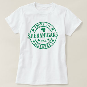 Verminderd door Shenanigans en Malarkey T-shirt