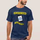 Verminderd gehoor grappige tinnitus t-shirt (Voorkant)