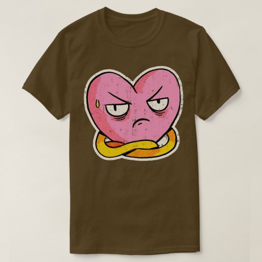 Verminderd hartfilmpje t-shirt (Design voorkant)